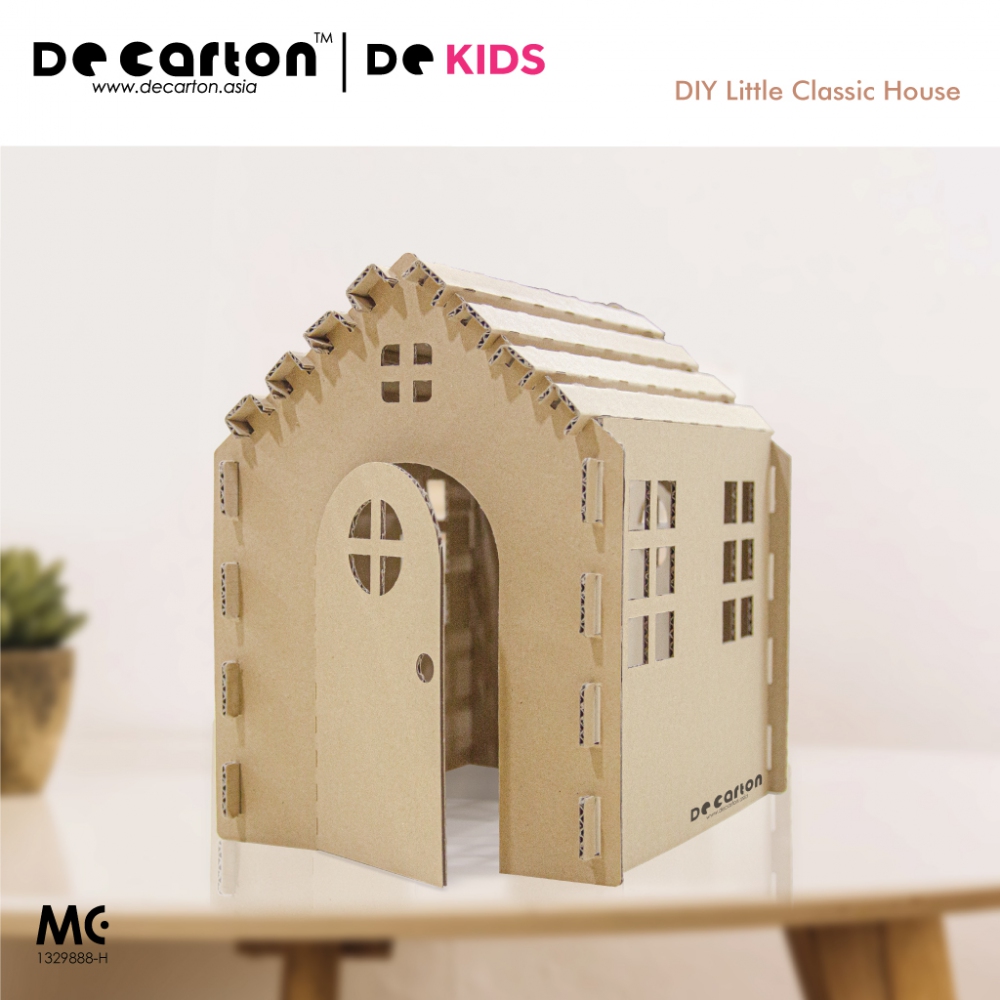 DIY Little Cardboard Classic House (Miniature)