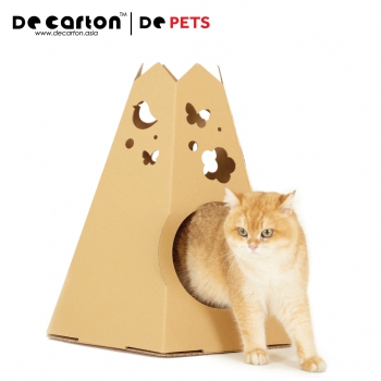 Cardboard Dream Garden Cat Teepee