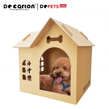 Cardboard Deluxe Dog Bungalow 