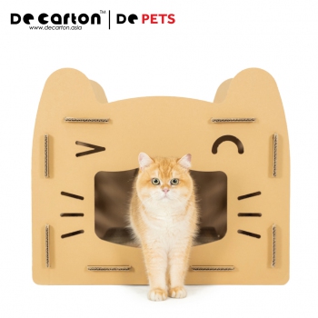 Cardboard Happy Cat House